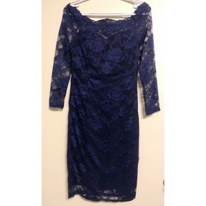 Miusol Navy Blue Lace Dress
